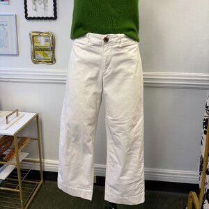 Old Navy High Waisted Crop Wide Leg Canvas Stretch Jeans